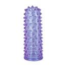 Nakładki na palce Love Fingers x 2 – zestaw 2 teksturowanych rękawów PVC, 8 cm - 4