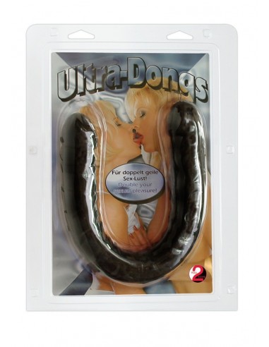 Podwójne dildo Ultra-Dong 43 cm Czarne - Dilda podwójne - 2