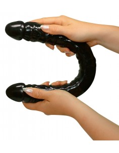 Podwójne dildo Ultra-Dong 43 cm Czarne - Dilda podwójne - 1
