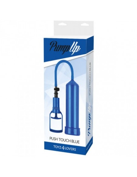 Pompka Erekcyjna Do Penisa Sviluppatore Pump Up Push Touch Blue - Pompki erekcyjne i powiększające penisa - 2