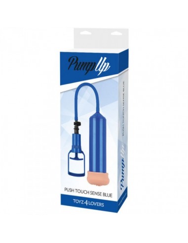 Pompka Erekcyjna Do Penisa Sviluppatore A Pompa Push Touch Sense Blue - Pompki erekcyjne i powiększające penisa - 2