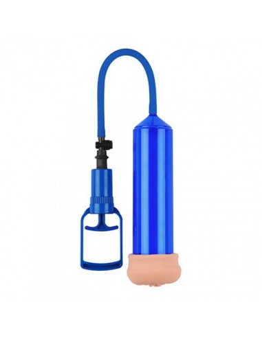 Pompka Erekcyjna Do Penisa Sviluppatore A Pompa Push Touch Sense Blue - Pompki erekcyjne i powiększające penisa - 1