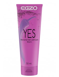 Rozgrzewający żel intymny Egzo Yes 50 ml - Lubrykanty stymulujące - 1