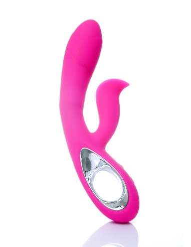 Masażer Z Króliczkiem Daro 12 Funkcji Usb Różowy - Wibratory Króliczki - 7