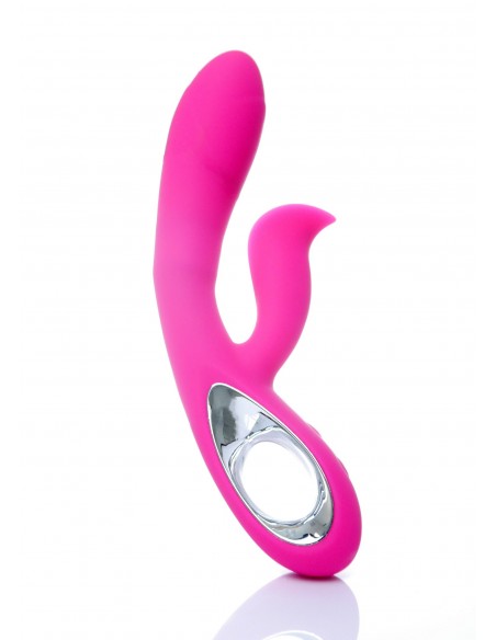 Masażer Z Króliczkiem Daro 12 Funkcji Usb Różowy - Wibratory Króliczki - 7