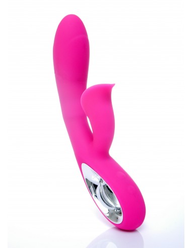 Masażer Z Króliczkiem Daro 12 Funkcji Usb Różowy - Wibratory Króliczki - 10