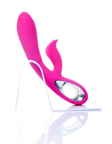 Masażer Z Króliczkiem Daro 12 Funkcji Usb Różowy - Wibratory Króliczki - 11