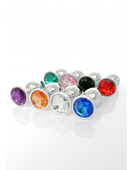 Korek analny Butt plug Jewellery PLUG Pomarańczowy - Korki analne stalowe - 3