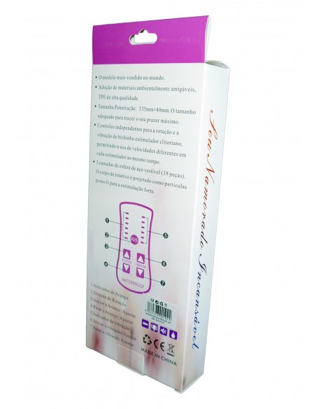 Różowy Wibrator Króliczek 36 Funkcji Wibracji, Rotacji, Góra/Dół - Wibratory Króliczki - 7