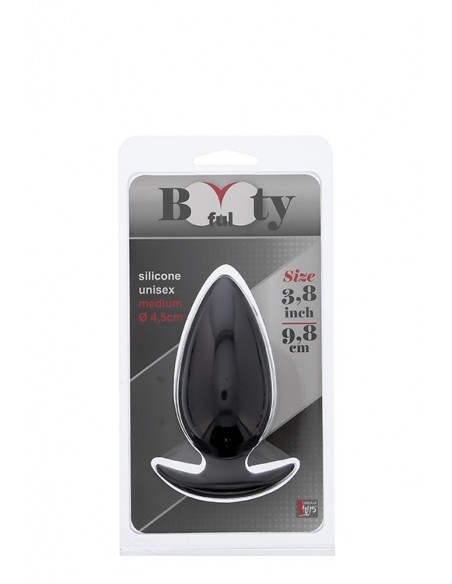 Buttplug Bootyful Medium Black - Korki analne pozostałe - 1