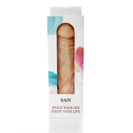 Wibrator RAIN CyberSkin® - anatomiczne odwzorowanie prącia, regulacja prędkości wibracji, wymiary w karcie produktu - 7