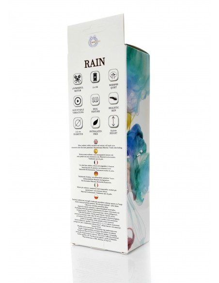 Wibrator z cyberskóry Rain - Wibratory Realistyczne - 9