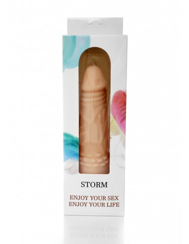 Wibrator z cyberskóry Storm 12 Funkcji - Wibratory Realistyczne - 3