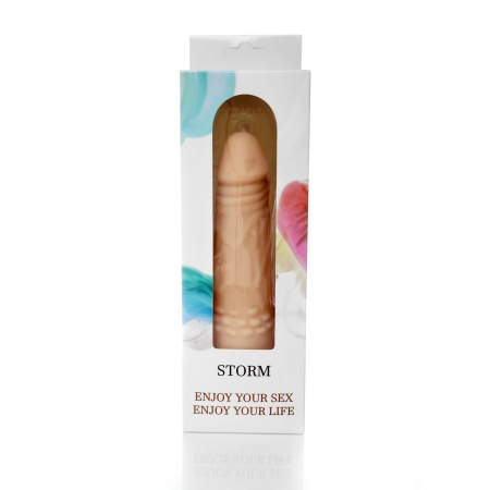 Wibrator STORM-12 CyberSkin® - 12 trybów wibracji, pulsacji i eskalacji, wypustki u nasady - 3