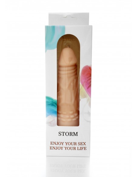 Wibrator z cyberskóry Storm 12 Funkcji - Wibratory Realistyczne - 3