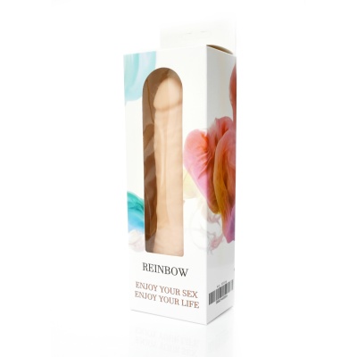 Wibrator RAINBOW CyberSkin® - realistyczna struktura i płynna regulacja intensywności wibracji - 1 2