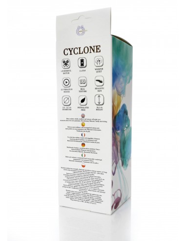 Wibrator z cyberskóry Cyclone 12 Funkcji - Wibratory Realistyczne - 4