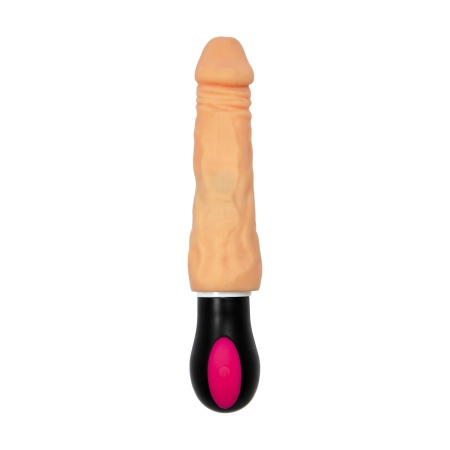 Wibrator Jupiter USB - rotacyjny, 12 trybów wibracji, powłoka Cyber Skóra, 27 cm - 1