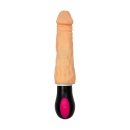 Wibrator Jupiter USB - rotacyjny, 12 trybów wibracji, powłoka Cyber Skóra, 27 cm - 1
