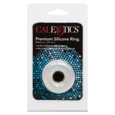 Pierścień erekcyjny Silicone Ring Medium z teksturą stymulującą, średnica 2 cm - 1 2