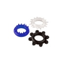 Pierścień erekcyjny C-RING SET-color - silikonowy zestaw 3 rozmiarów (7/12/8 wypustek) o wysokiej rozciągliwości - 1