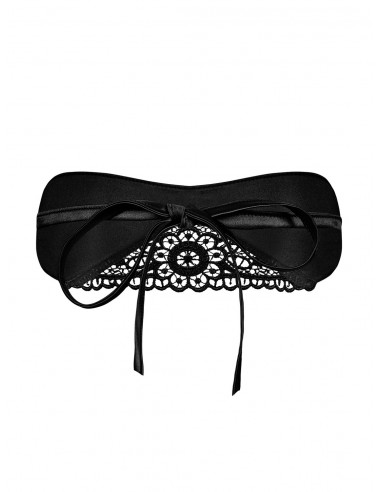 Maska Erotyczna / Opaska Na Oczy Satinia Czarna - Opaski i maski na oczy - 4