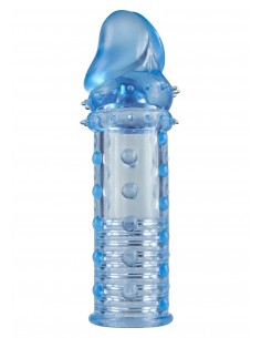 Nakładka Na Penisa Power Stud Sleeve Blue - Przedłużki i nakładki na penisa - 1 2