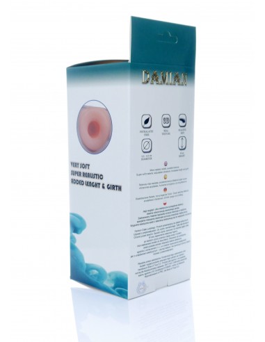 Strapon Hollow Strap-On Damian - Strap-ony, dilda na pasku bez wibracji - 7