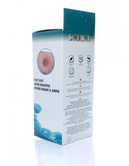 Strapon Hollow Strap-On Damian - Strap-ony, dilda na pasku bez wibracji - 7