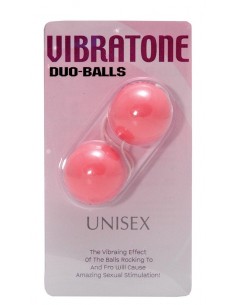 Kulki Gejszy Vibratone Duo Balls Pink Blistercard - Kulki Gejszy Podwójne i Pojedyncze - 1 2