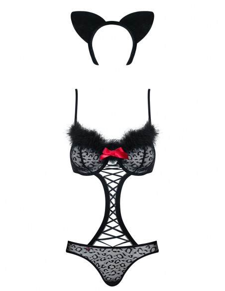 Strój Kociaczek Gepardina Kostium 3-Częściowy - Kostiumy i przebrania erotyczne - 7