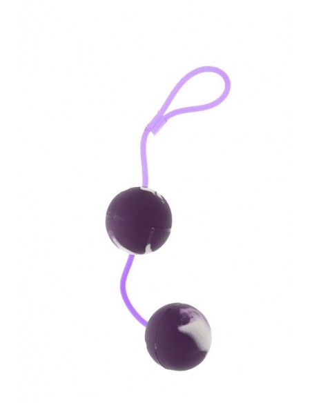 Kulki Gejszy Marbilized Duo Balls - Lavender - Kulki Gejszy Podwójne i Pojedyncze - 1