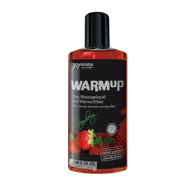 Rozgrzewający Olejek Do Masażu Strawberry 150 ml - 1