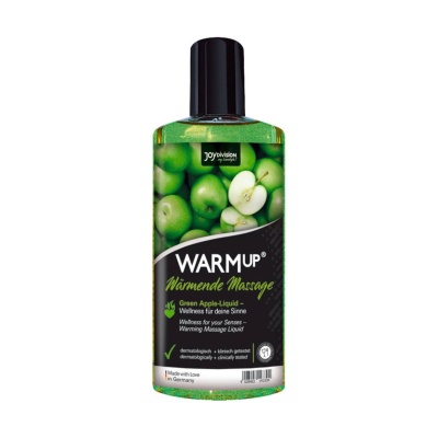 Rozgrzewający Olejek Do Masażu Green Apple 150 ml - 1