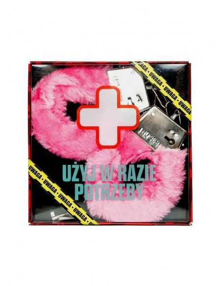 Kajdanki erotyczne Awaryjne Różowe - Kajdanki erotyczne - 1