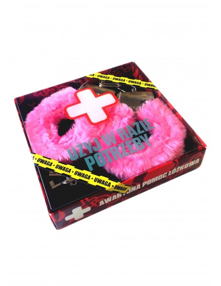 Kajdanki erotyczne Awaryjne Różowe - Kajdanki erotyczne - 2