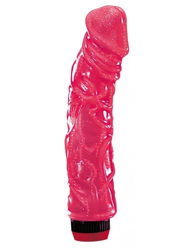 Realistyczny Duży Żelowy Wibrator Big Jelly Pink - Wibratory Realistyczne - 1