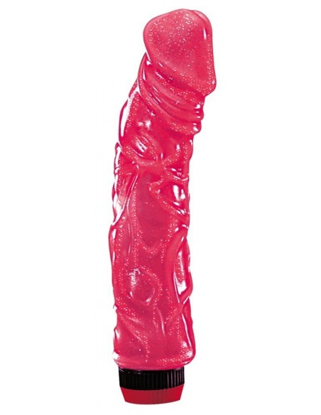 Realistyczny Duży Żelowy Wibrator Big Jelly Pink - Wibratory Realistyczne - 1