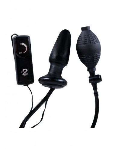 Korek analny wibrujący Fanny Hill´S Butt Plug Black - Kulki i korki analne wibrujące - 3