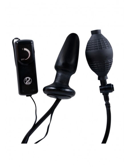 Korek analny wibrujący Fanny Hill´S Butt Plug Black - Kulki i korki analne wibrujące - 3