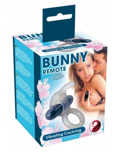 Pierścień na Penisa wibrujący Bunny Remote - Pierścienie erekcyjne wibrujące - 1 2