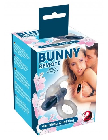 Pierścień na Penisa wibrujący Bunny Remote - Pierścienie erekcyjne wibrujące - 2