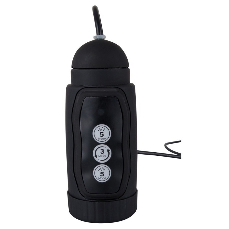 Wibrator realistyczny Dancing Dick z 2 silnikami, rotacją i stopą ssącą, 22 cm - 5