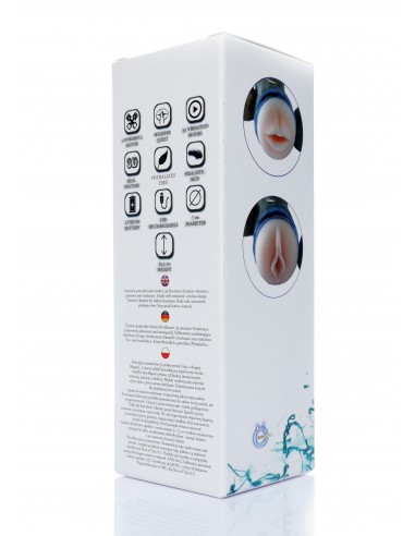 Podwójny Masturbator Usta I Szparka Dla Ciebie - Masturbatory i Sztuczne pochwy - 5