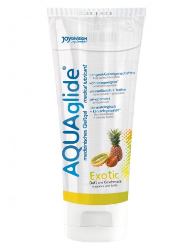 Wegański żel intymny AQUAglide Exotic 100 ml - Lubrykanty wegańskie, organiczne - 1