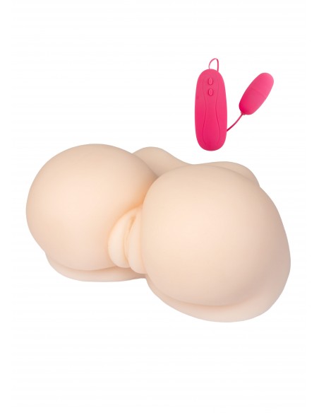 Wypięta Sztuczna Pochwa I Tyłeczek Xl Z Wibracjami  - Masturbatory i Sztuczne pochwy - 1