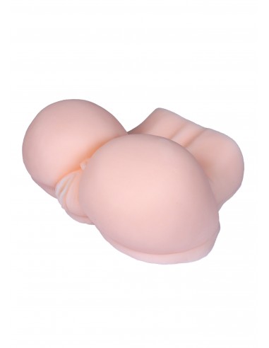 Wypięta Sztuczna Pochwa I Tyłeczek XXL Z Wibracjami - Masturbatory i Sztuczne pochwy - 6