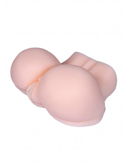 Wypięta Sztuczna Pochwa I Tyłeczek XXL Z Wibracjami - Masturbatory i Sztuczne pochwy - 6