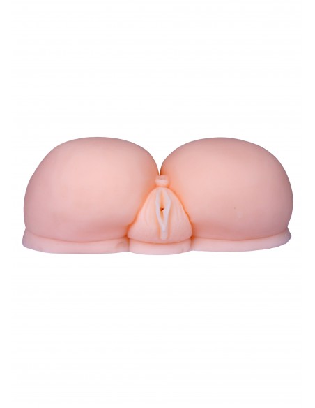 Wypięta Sztuczna Pochwa I Tyłeczek XXL Z Wibracjami - Masturbatory i Sztuczne pochwy - 8