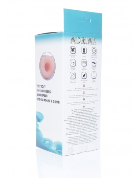 Strapon Z Wibracjami Hollow Strap-On Adrian - Strap-ony, dilda na pasku z wibracją - 3